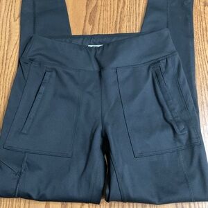 Ridge cut Women's Black nylon joggers size small